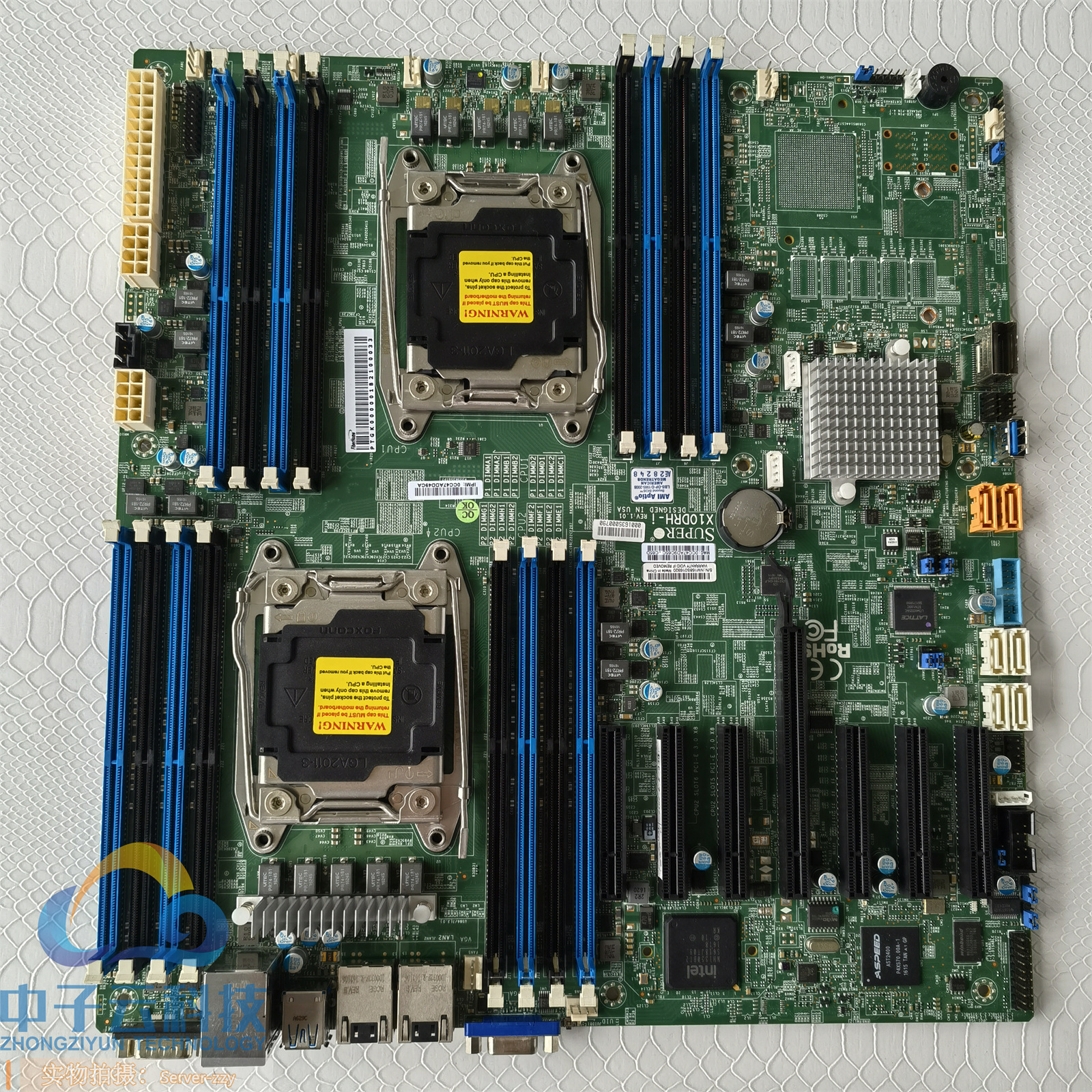 超微X10DRH主板PCIE拆分3卡GPU