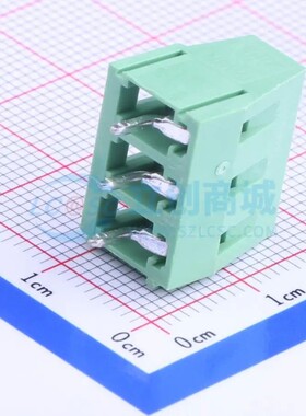 WJ128V-5.0-3P螺钉式接线端子5mm 1x3P直插绿色 可开票