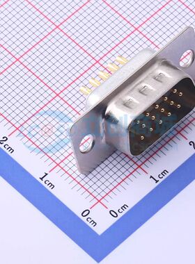 X0415WC2W1 焊线式插件 D-Sub/VGA连接器 15P 公座可开票