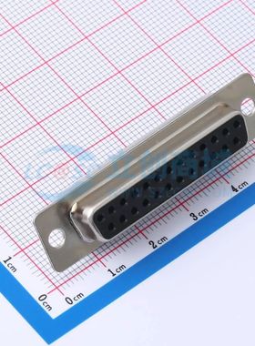 X0125FT7B1 焊线式插件 D-Sub/VGA连接器 25P 母座可开票
