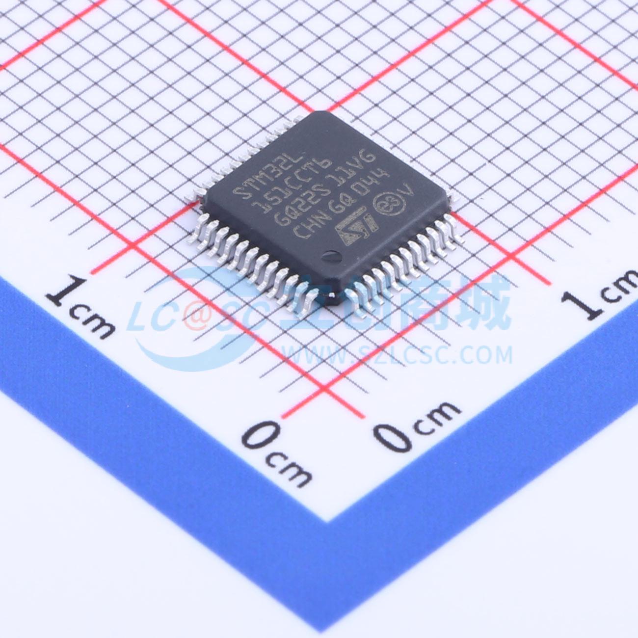 全新正品STM32L151CCT6 LQFP-48(7x7) 单片机(MCU/MPU/SOC)可开票