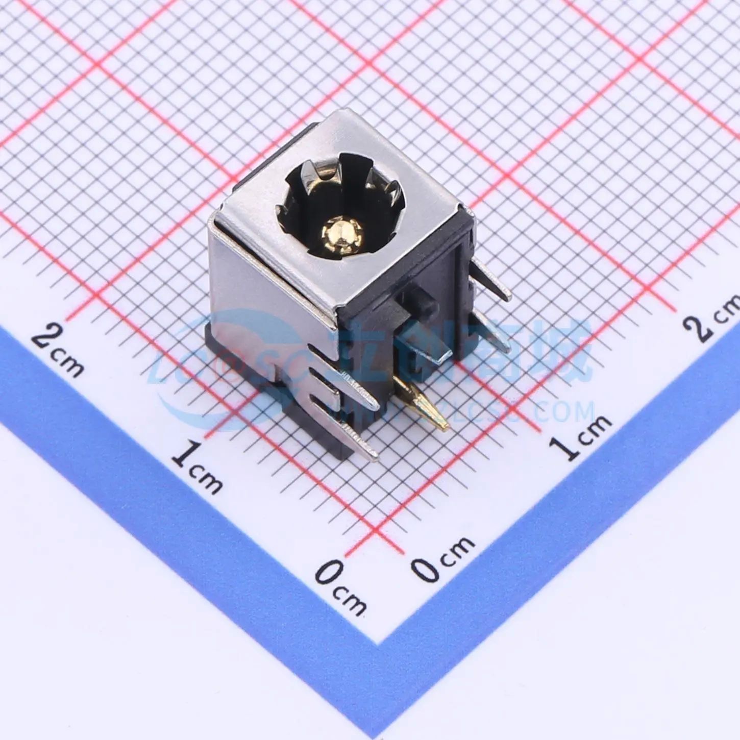 全新DC-044B-D025插件 DC电源连接器弯插6mm可开票