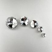 闪DIY婚纱鞋 子帽子裙子手缝水钻爪钻服装 配件透明圆形手工缝线钻