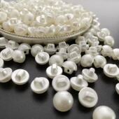 半圆蘑菇形方脚珍珠白纽扣宝宝儿童女装 口旗袍扣子 袖 开衫 衬衫