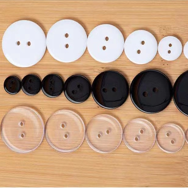 扣子隐形羽绒服毛领扣子2眼纽扣衬衣袖口垫扣西装外套圆形纽扣