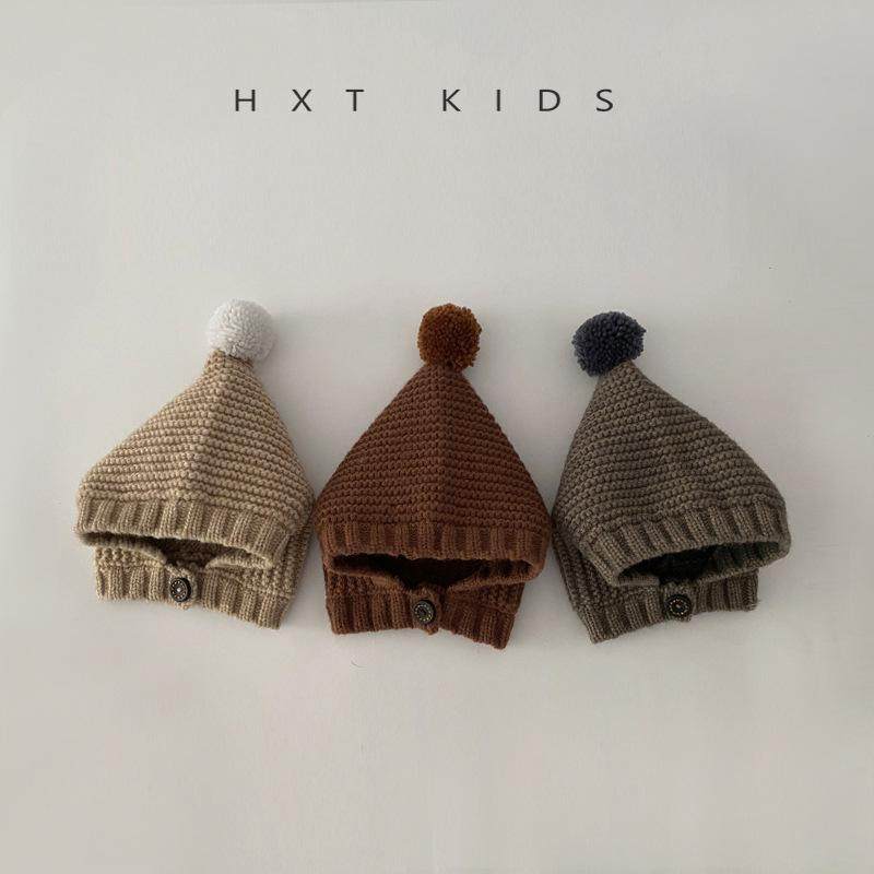 素色儿童帽子秋冬季保暖韩版可爱宝宝精灵帽护耳朵防风包脸毛线帽,童装/婴儿装/亲子装,帽子,淘宝优惠券,粉丝福利购,淘宝优惠卷
