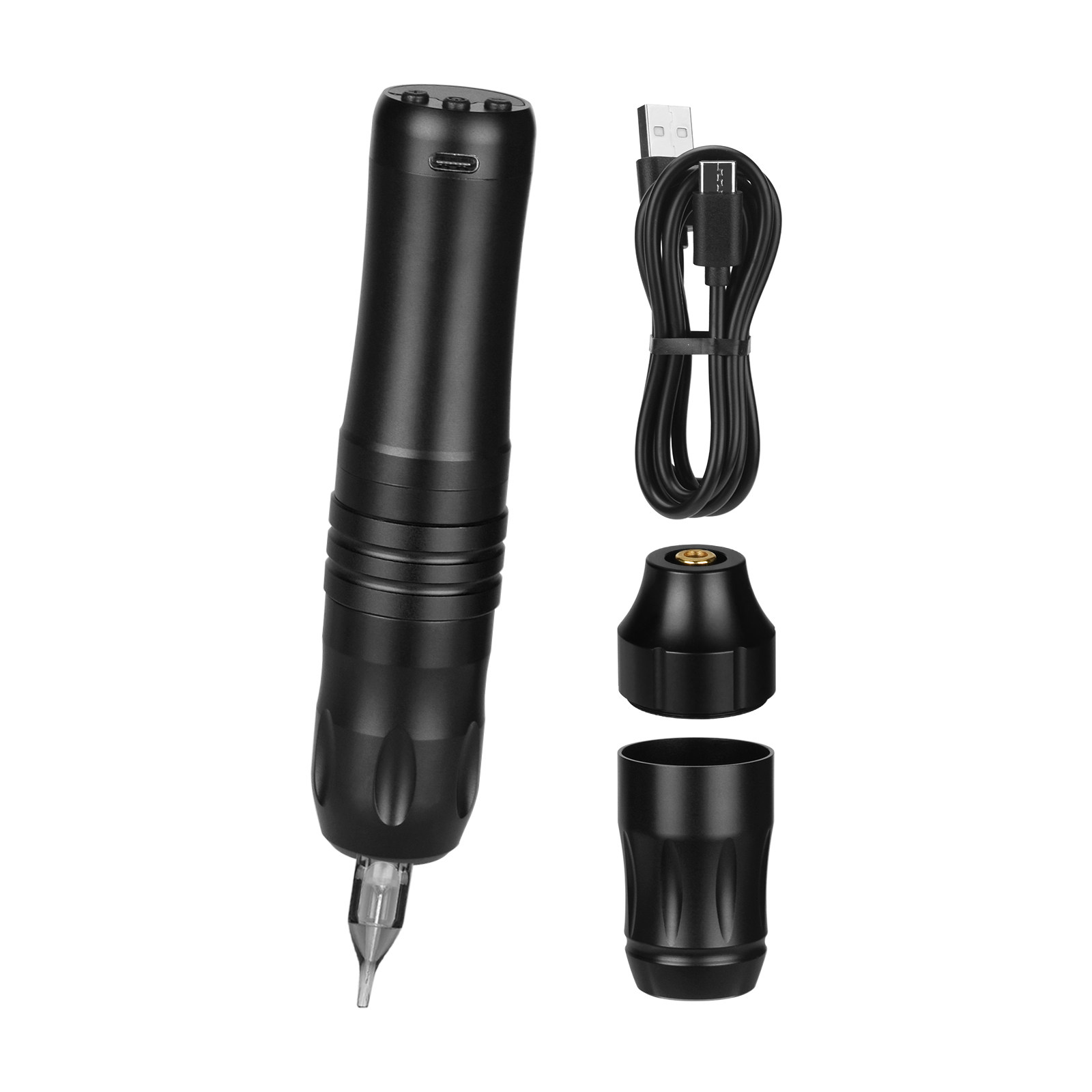 精装多色猛禽可调节双手柄替换RCA转化头无线电源电镀铝合金长笔