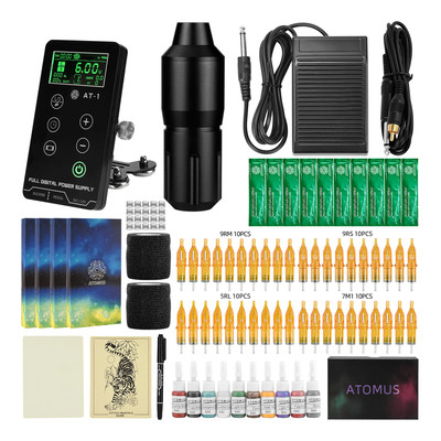 六角短笔闪电电源纹身笔套装