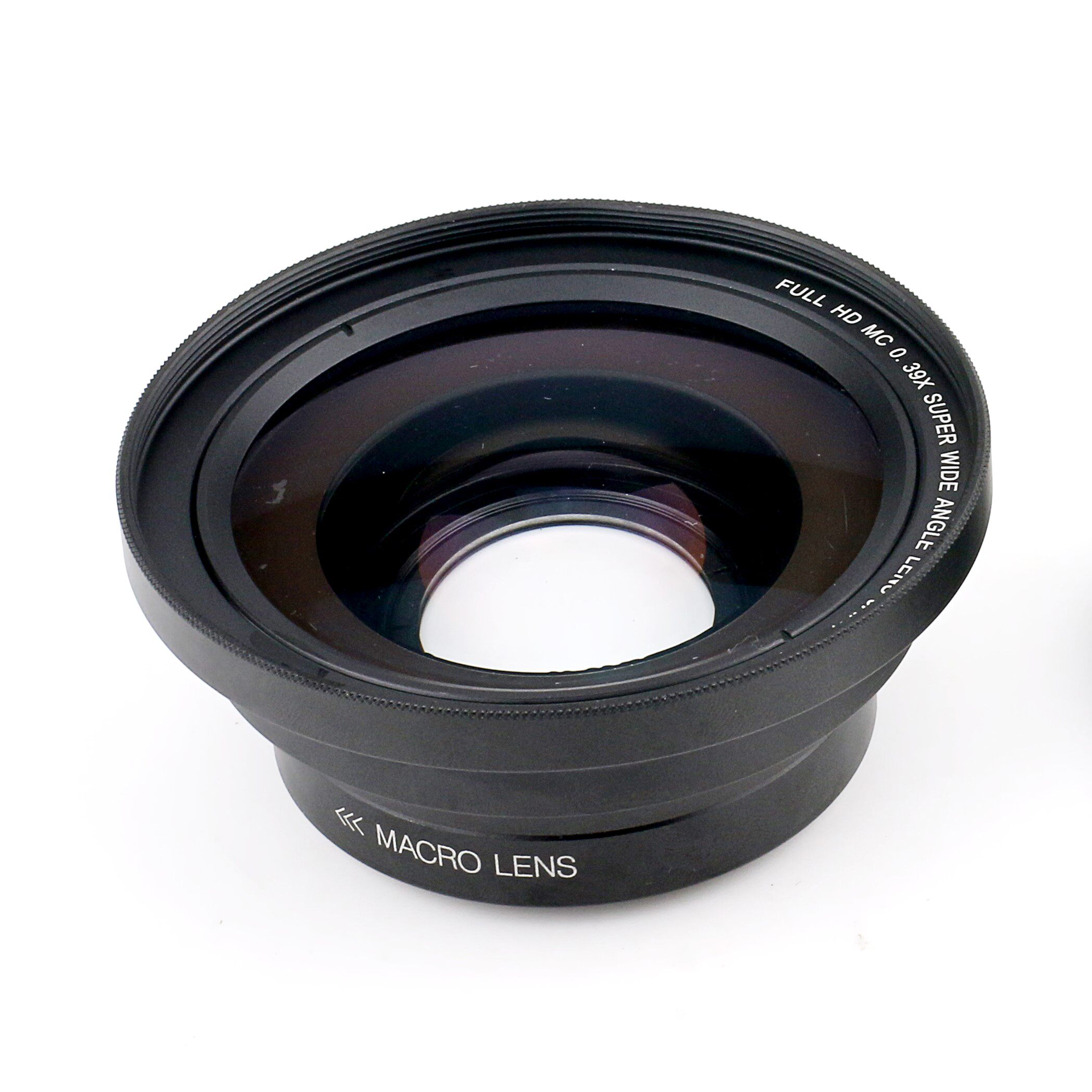 单反照相机 高清摄像机dv广角镜头附加微距 0.39x