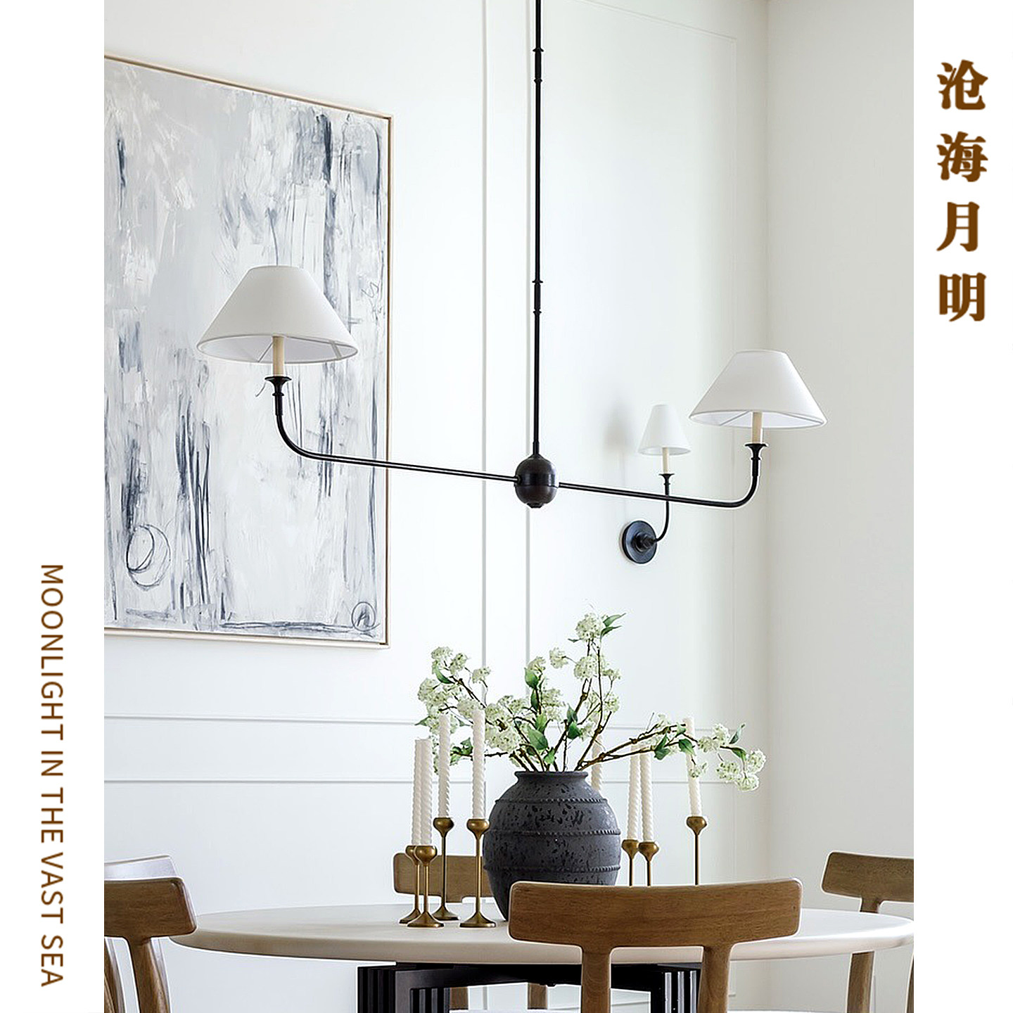 美式简约餐厅双头吊灯法式乡村布艺设计师复古吧台田园风创意吊灯,家装灯饰光源,餐厅吊灯,淘宝优惠券,粉丝福利购,淘宝优惠卷