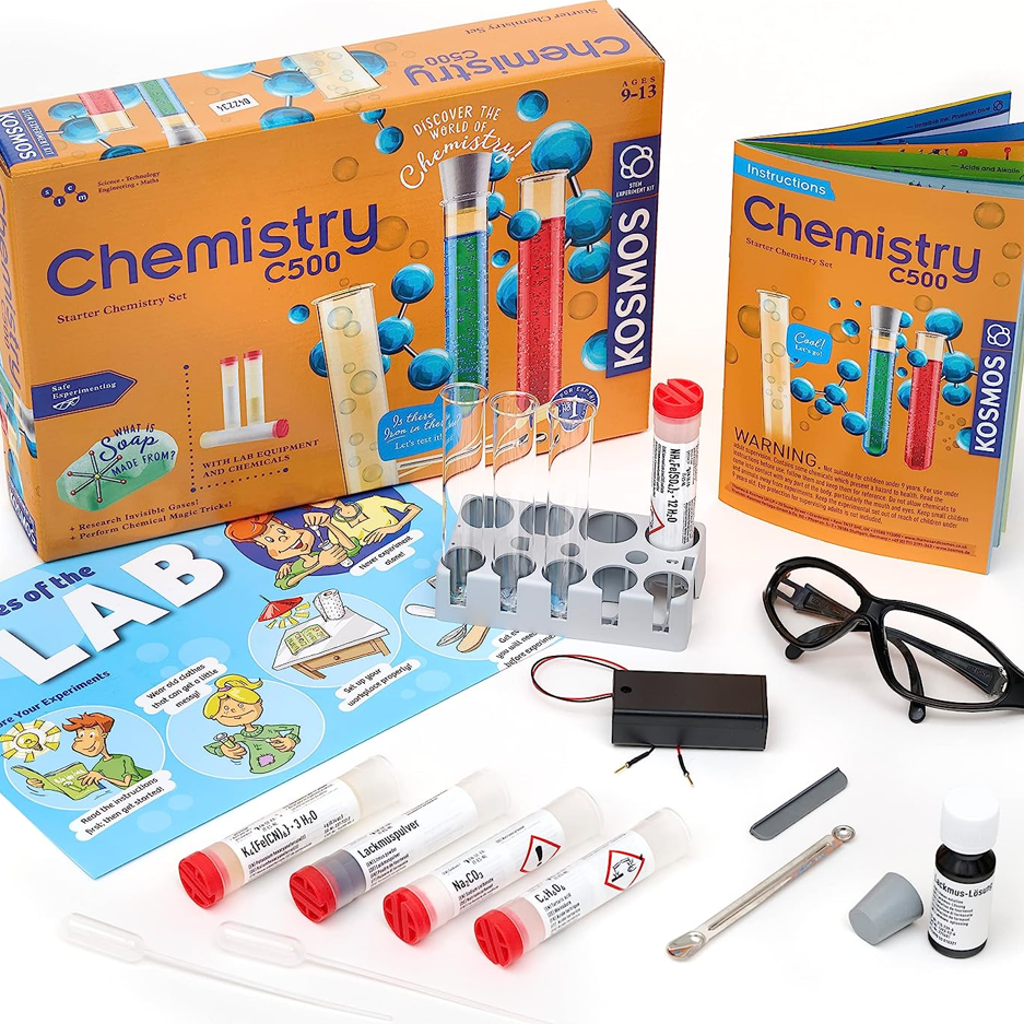 Thames & Kosmos Chemistry C500游戏化学工程科学数学益智玩具
