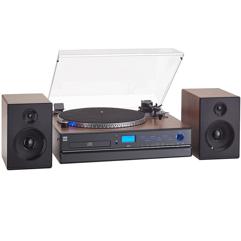 德国Dual NR 100 X黑胶唱片机HiFi组合音响CD播放机收音机电唱机