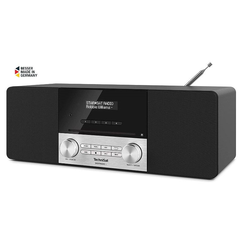 德国制造TechniSat蓝牙音响CD播放机USB闹钟HIFI音箱德国喇叭FM