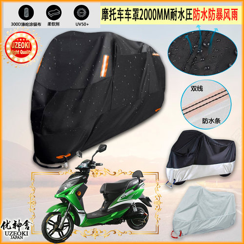 适用绿源 飞蜂 HKH 5T4820 Z1牛津布摩托车衣防雨篷防晒防尘雨布