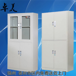 钢制文件柜办公铁皮柜资料柜档案柜凭证柜器械柜带锁储物柜书柜子