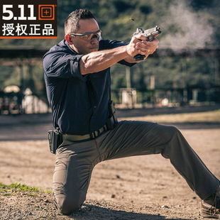 正品5.11 打击者长袖衬衫72399 511通勤翻领战术衬衫男式长袖衬衣