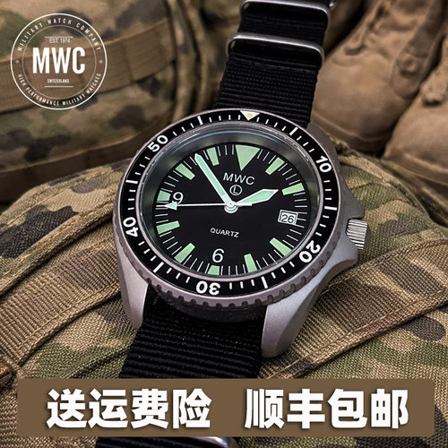 MWC英军夜光手表瑞士机芯可潜水