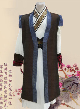 古装男汉服古代王爷大侠公子少爷侠客戏服三国赵云演出服装汉唐装
