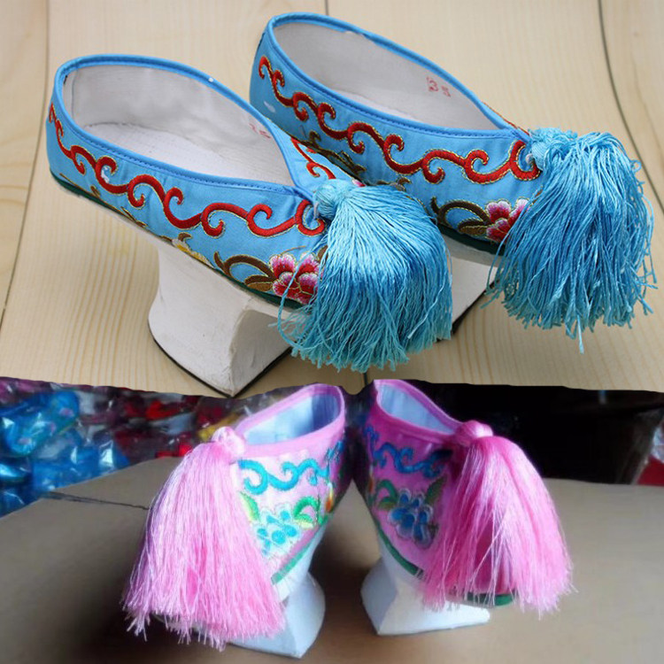 古装清朝贵妃宫女鞋旗鞋延禧攻略鞋格格鞋旗鞋花盆底鞋旗鞋甄嬛鞋