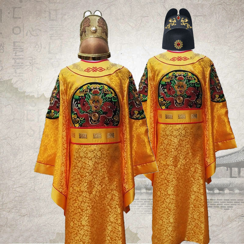 明朝皇帝圆领汉服朱元璋演出古装