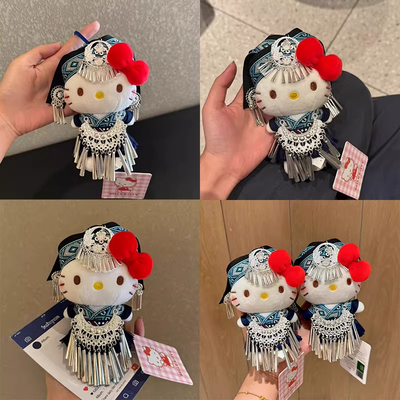 苗疆少女hellokitty包包钥匙挂件