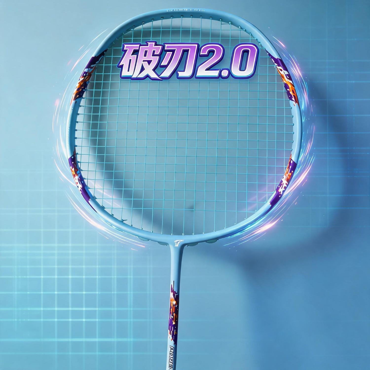 羽毛球拍全碳素超轻耐打破刃2.0新手入门进阶训练单拍初级比赛