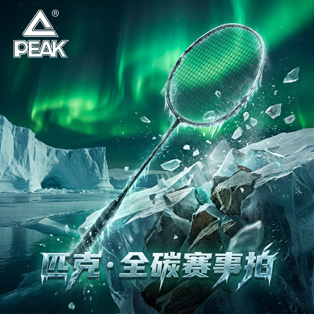 匹克超轻碳素纤维羽毛球拍套装耐打初学一体学生训练新手对拍单拍