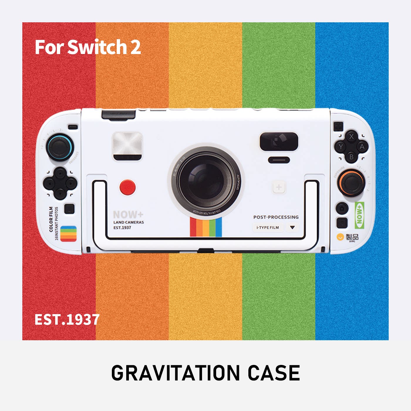 原创任天堂switch2保护壳拍立得switch2保护套NS2代硬壳白色图片