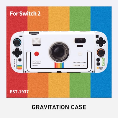 原创任天堂switch2保护壳拍立得switch2保护套NS2代硬壳白色