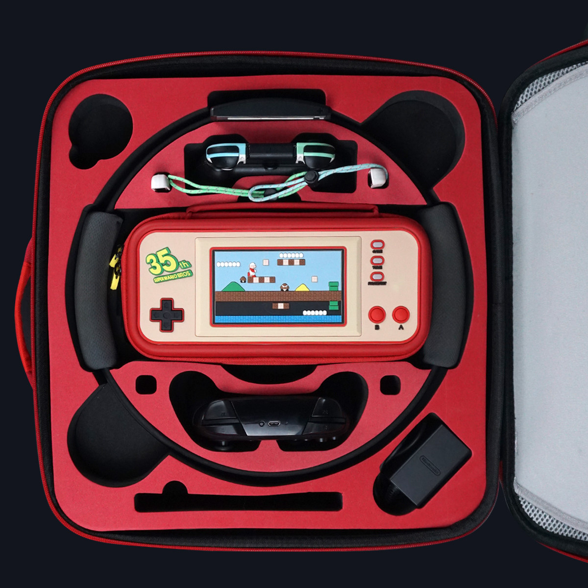 닌텐도 스위치 피트니스 링 수납 가방 대용량 OLED 수납 박스 NS 시어머니 가방 액세서리 하드 쉘 풀 세트