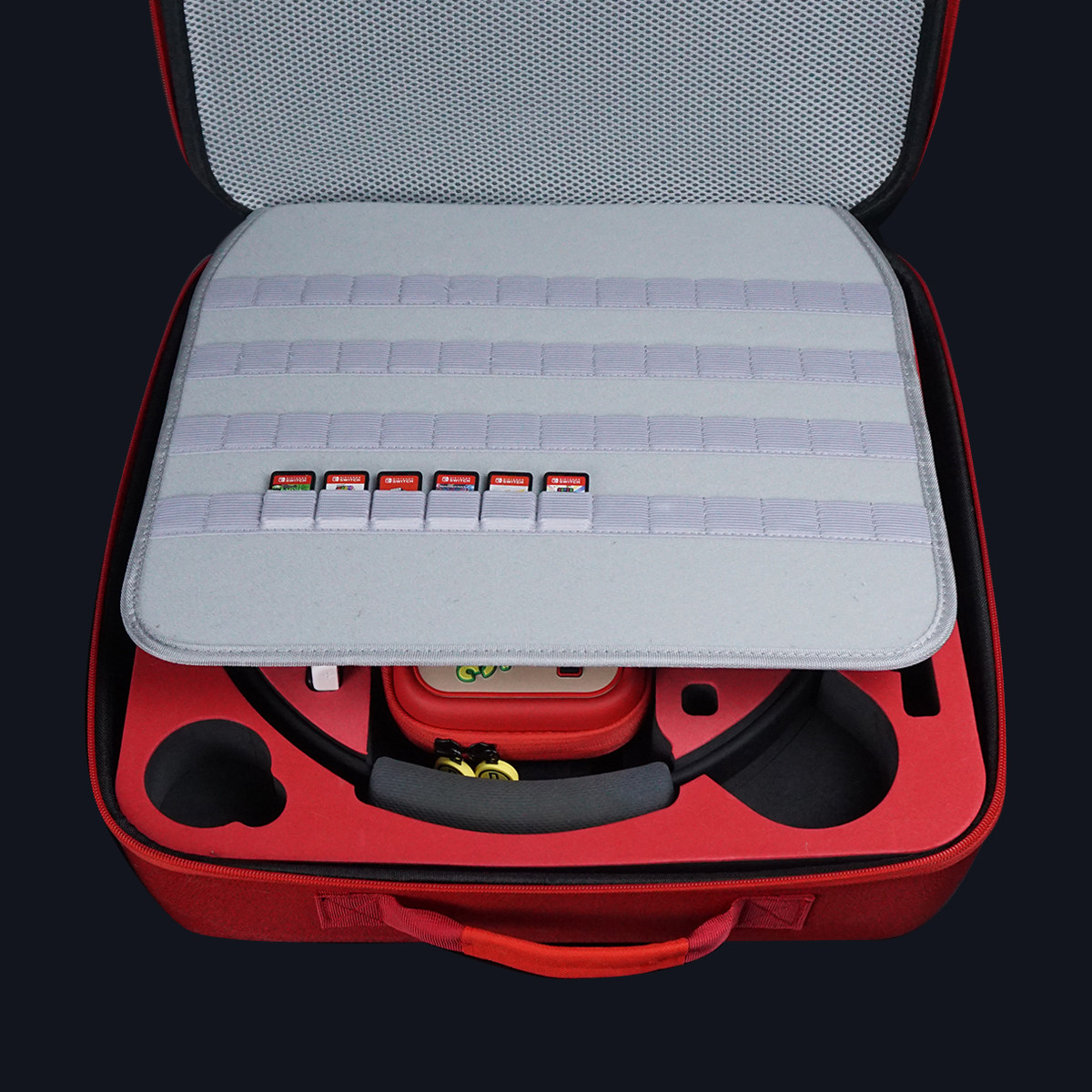 닌텐도 스위치 피트니스 링 수납 가방 대용량 OLED 수납 박스 NS 시어머니 가방 액세서리 하드 쉘 풀 세트