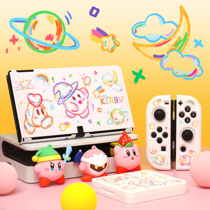 原创任天堂switch2保护套卡比全套switcholed保护壳switch保护套