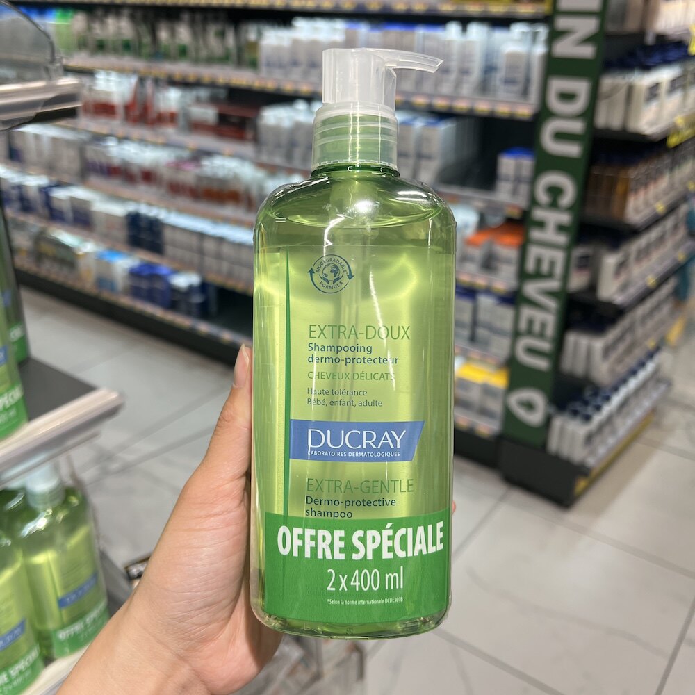 法国Ducray护蕾温和洗发水400ml 平衡头皮温和柔顺婴幼儿童全家用