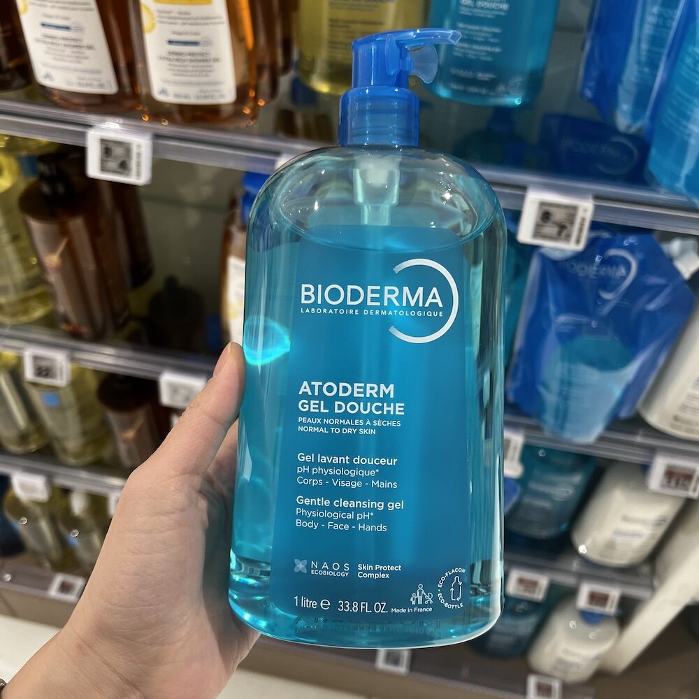 新版BIODERMA贝德玛赋妍沐浴露1000ml大容量保湿滋润舒缓肌肤温和