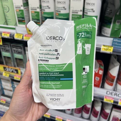 薇姿控油去屑止痒洗发水油头皮用