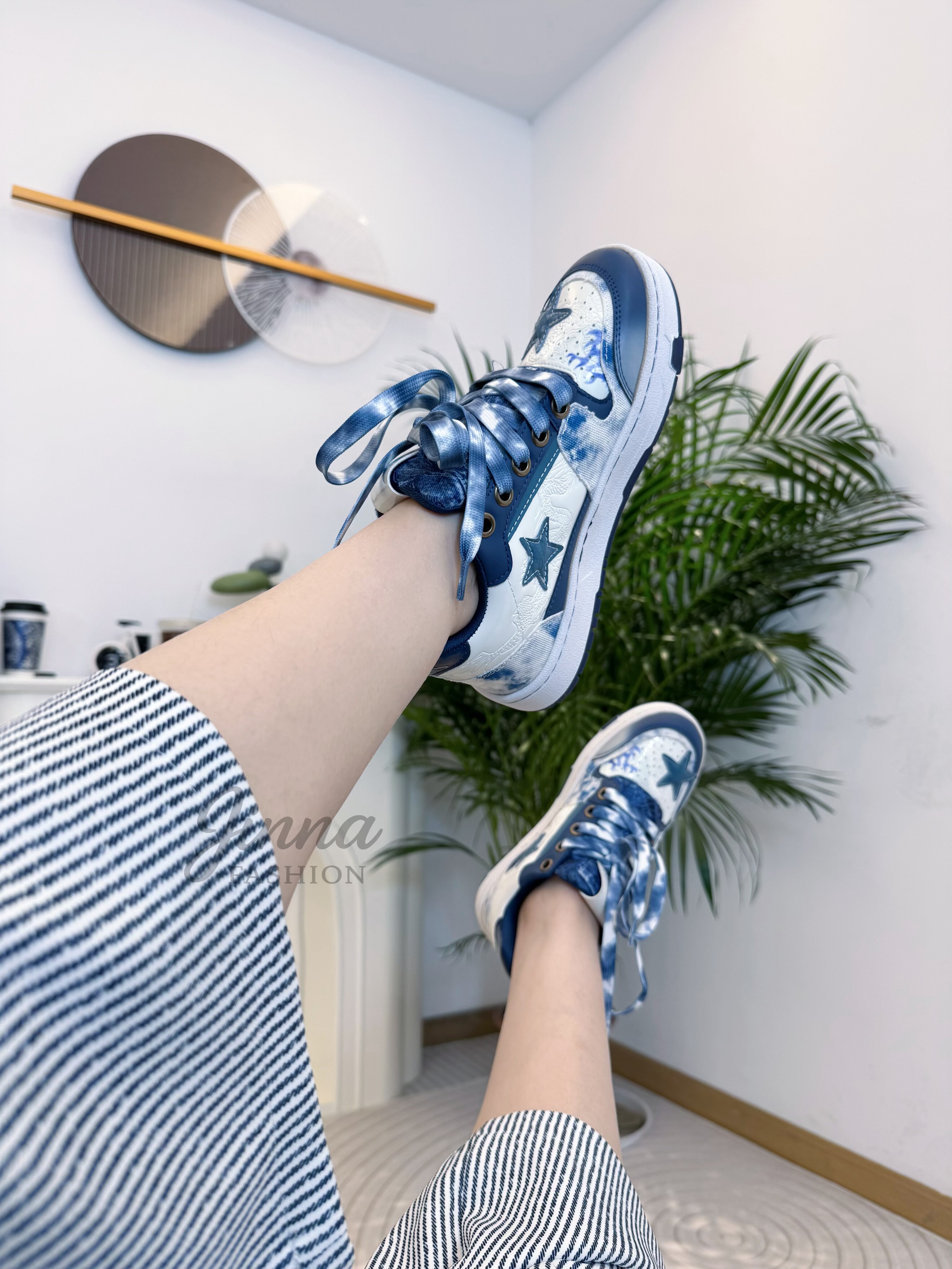 苗与木 时尚厚底拼色板鞋女20时尚休闲鞋