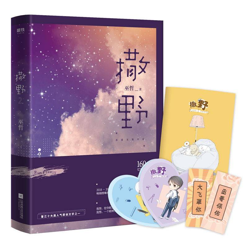 撒野2 赠明信片+书签+摘抄本巫哲完结蒋丞顾飞轻狂狼行成双格格不入晋江文学城青春言情校园 9787559446848 磨铁图书属于什么档次？