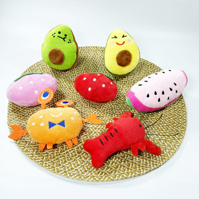 宠物毛绒发声小狗柯基磨牙玩具