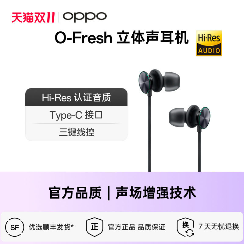 O-Fresh立体声有线耳机HiFi线控入耳式Type-C/3.5mm Hi-Res属于什么档次？