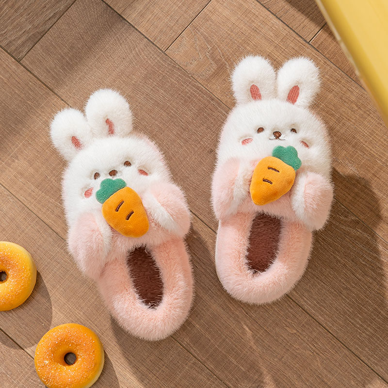 儿童棉拖鞋女童包跟冬季小兔子宝宝毛毛鞋家居保暖可爱小女孩棉鞋,童鞋/婴儿鞋/亲子鞋,儿童棉拖鞋,淘宝优惠券,粉丝福利购,淘宝优惠卷