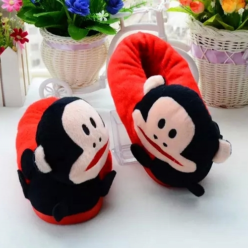 Chaussons enfants en suède pour hiver - semelle caoutchouc - Ref 1015129 Image 3
