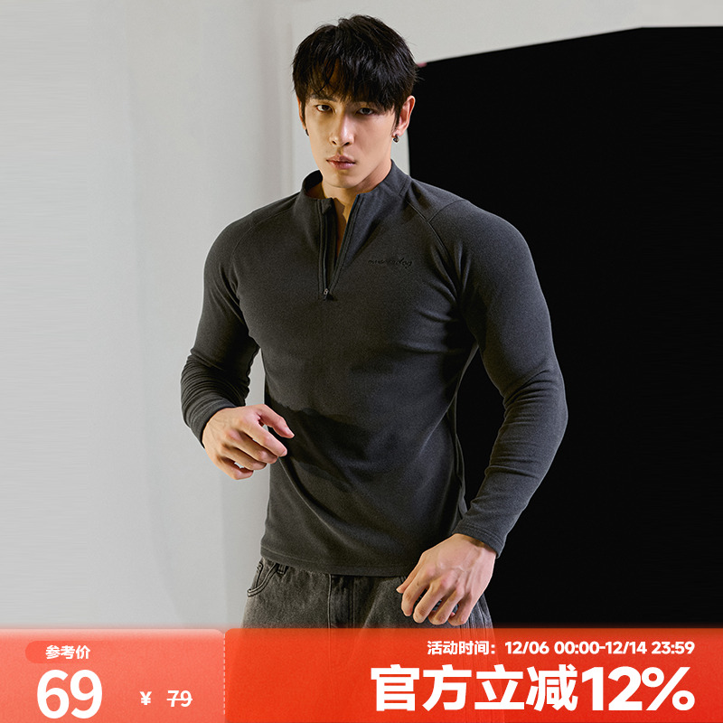 肌肉狗舒适亲肤潮牌新品长袖T恤