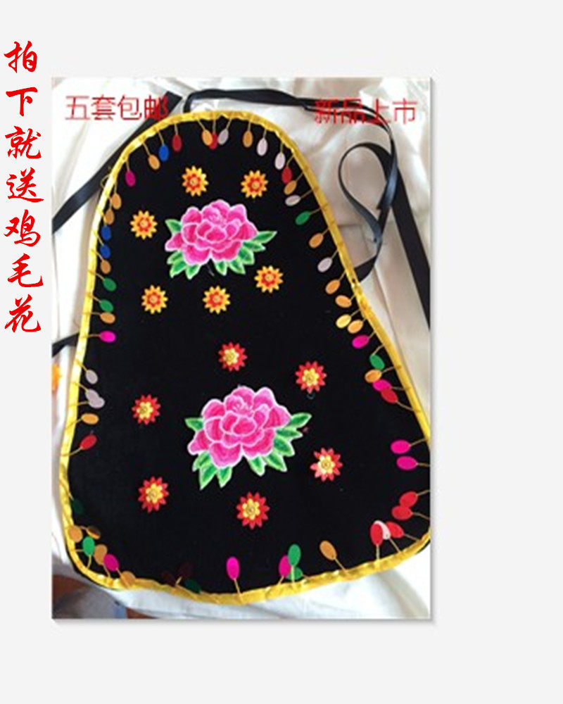 新款促销秧歌服绣花肚兜演出服女款中老年广场舞服装牡丹凤凰刺绣