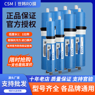 100G反渗透膜纯净水机器通用配件滤芯 HR50 CSM世韩RO膜RE1812
