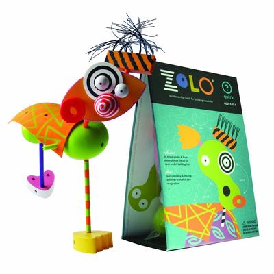 ZOLO佐洛抽象型拼装玩具 开发宝宝智力想象力的创意积木玩具套装