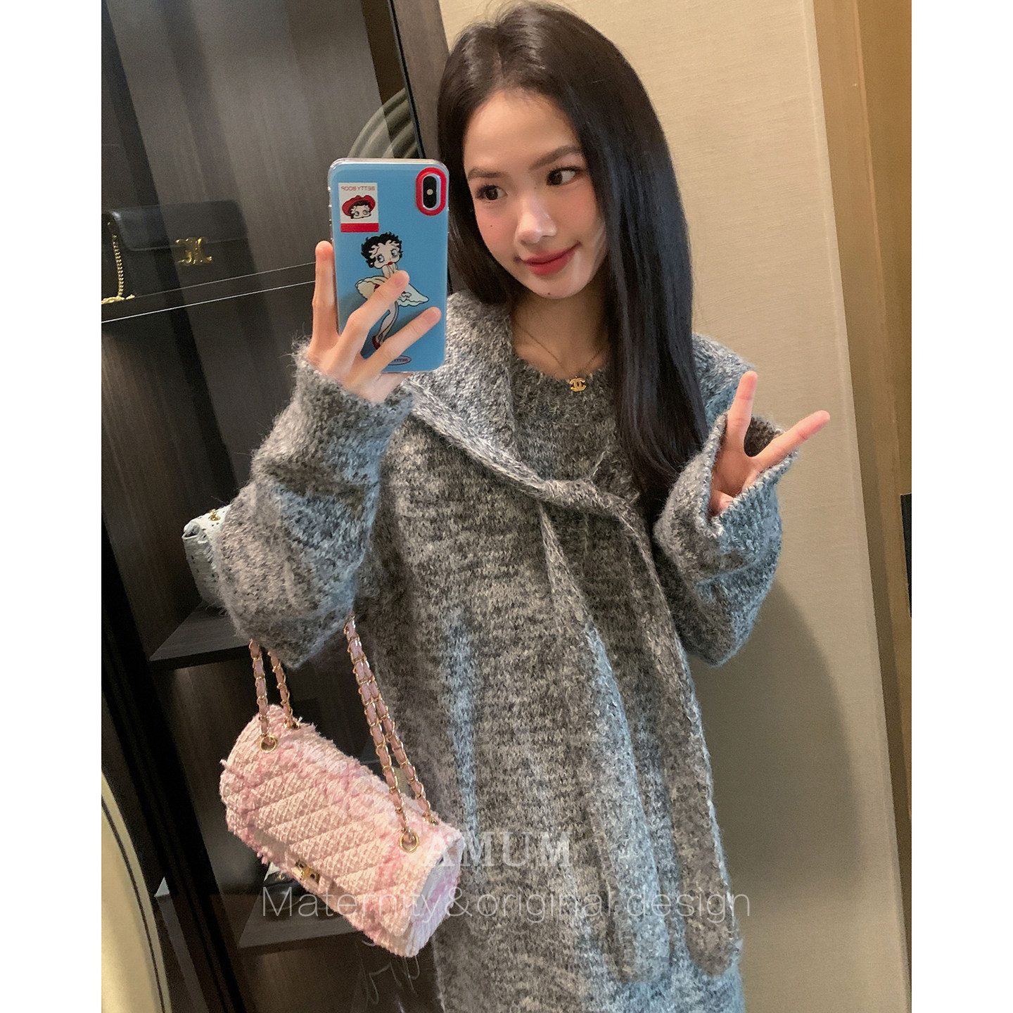 ◆AMUM孕妇装◆心跳荒野~慵懒风复古花纱针织披肩加厚毛衣连衣裙,孕妇装/孕产妇用品/营养,连衣裙,淘宝优惠券,粉丝福利购,淘宝优惠卷