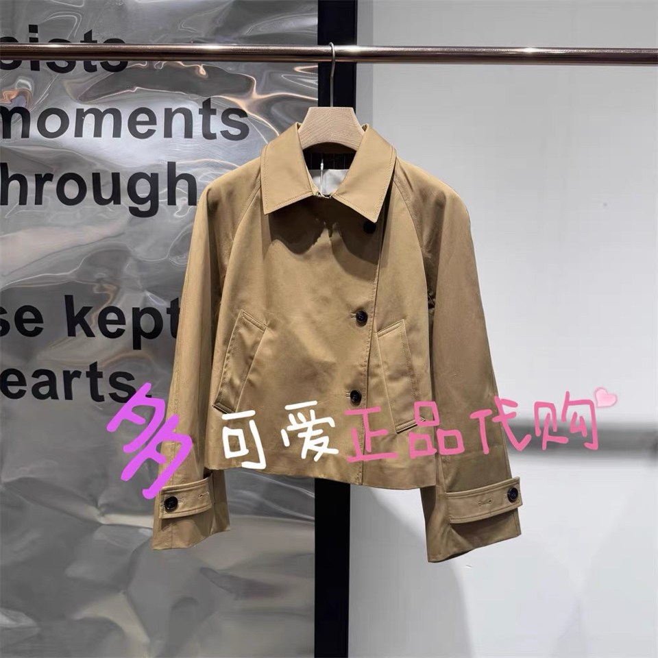衣播2025秋款BDS3FD3086国内代购专柜正品休闲短风衣外套恰到好处