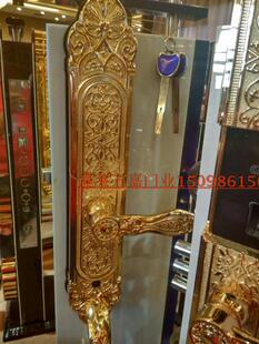 全自动超豪华大拉手智能锁密码锁指纹锁