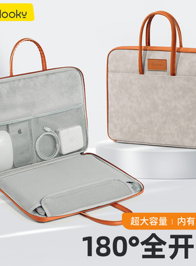 手提电脑包16寸新款适用于华为matebook14苹果macbook pro联想小新air13笔记本包女内胆包男15.6英寸通勤