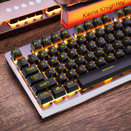 Wolf Road Backlight Mechanics Feel keyboard Desktop computer notebook External USB Wired household Boys and girls to work in an office Type Mute luminescence Metal Peripherals Gaming network Eat chicken Gaming keyboardin the Computer Hardware/Monitor/Computer Peripherals , Keyboard  category - from Buy2taobao.com to provide professional Taobao agent buy service